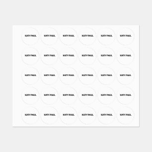 white TEXTURE SIMPLE MINIMAL TEXT STYLE LABEL