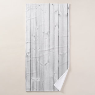 White texture wood surface bath towel