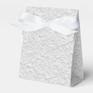 White Textured Stone, Monochrome Abstract Art Favour Box