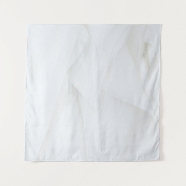 White Textured Tapestry/Backdrop Tapestry (Front)