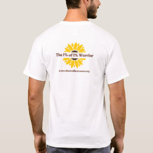 White - The 1% of 1% Warrior T-Shirt