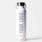 White Thor Water Bottle Company Logo Branded