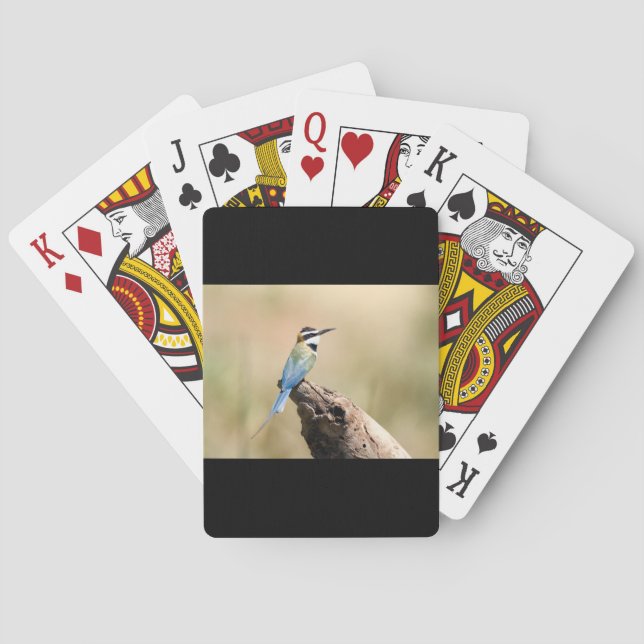 White throated Bee-eater Playing Cards (Back)