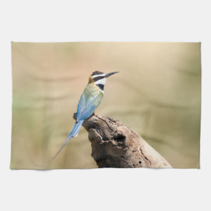 White throated Bee-eater Tea Towel