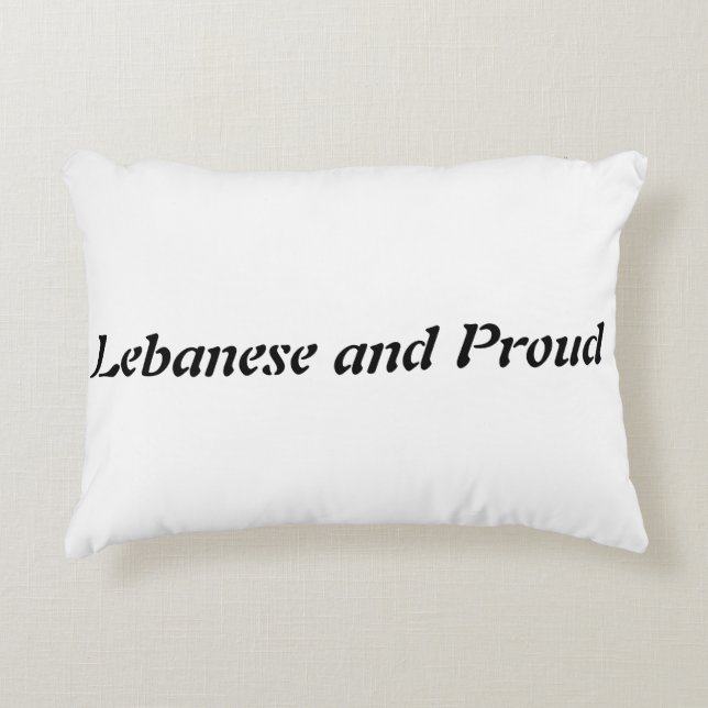 White throw pillow (Front)