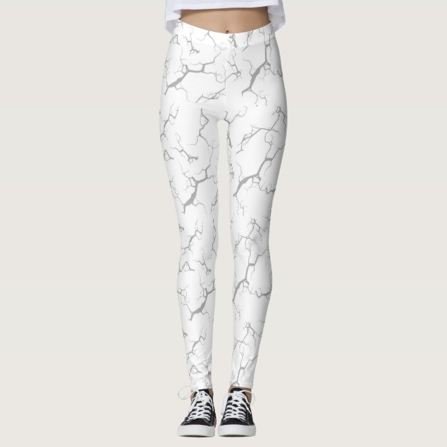 White tie dye leggings (Front)