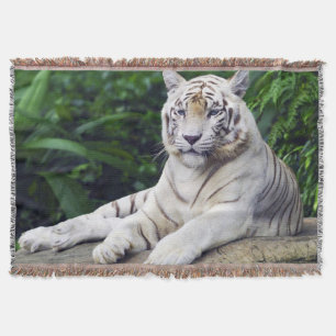 White Tiger 1 Throw Blanket