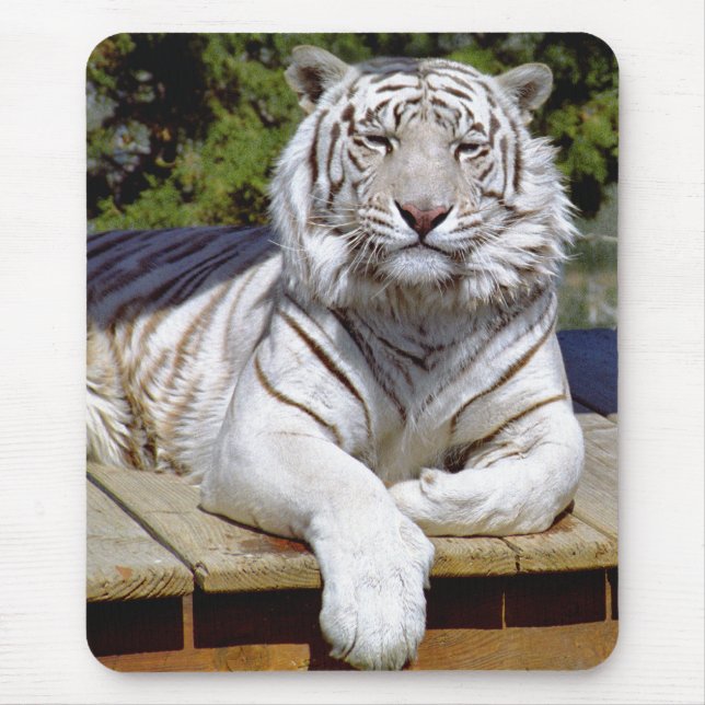 White Tiger 9 Mousepad (Front)