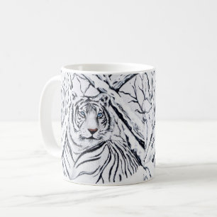 White Tiger Blending In Coffee Mug