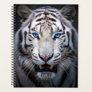 White Tiger Blue Eyes Planner