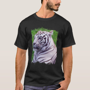 White Tiger Boys Cool Tiger Striped Animal Bengal T-Shirt