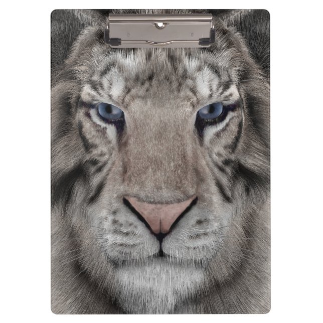 White Tiger Clipboard (Front)