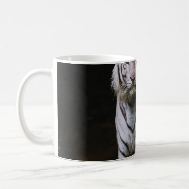 WHITE TIGER COFFEE MUG (Left)