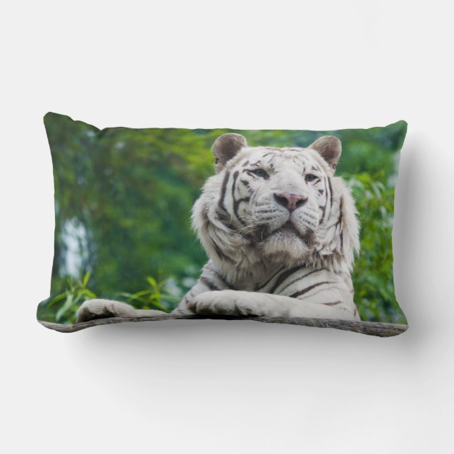 White Tiger custom throw pillow (Front)