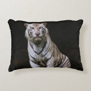 WHITE TIGER DECORATIVE CUSHION
