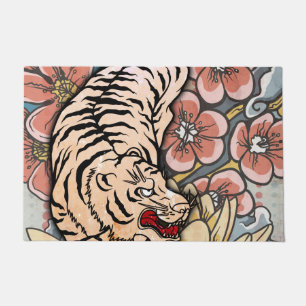 White Tiger Doormat