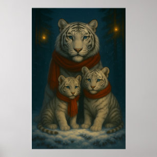 White Tiger – Guardian of Light – ManJiangHong Art Poster