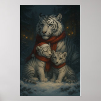 White Tiger – Guardian of Light – ManJiangHong Art Poster