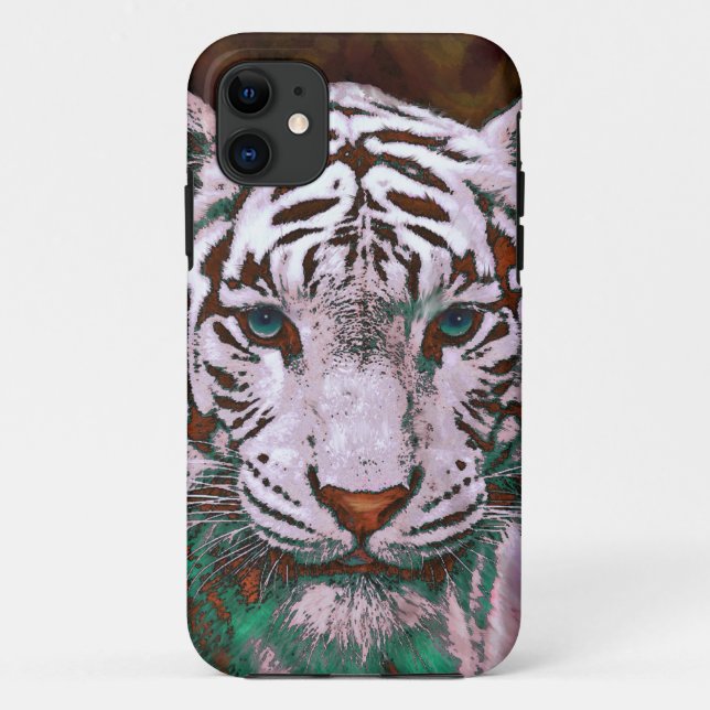 white tiger iphone 5 case (Back)