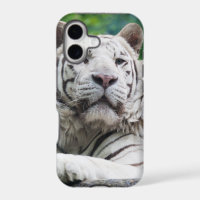 White Tiger iPhone case