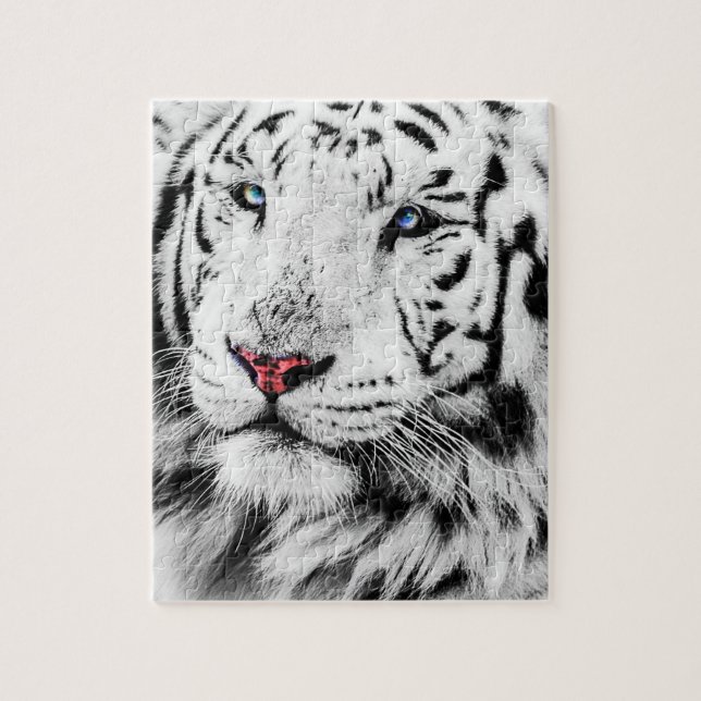 White Tiger Jigsaw Puzzle (Vertical)