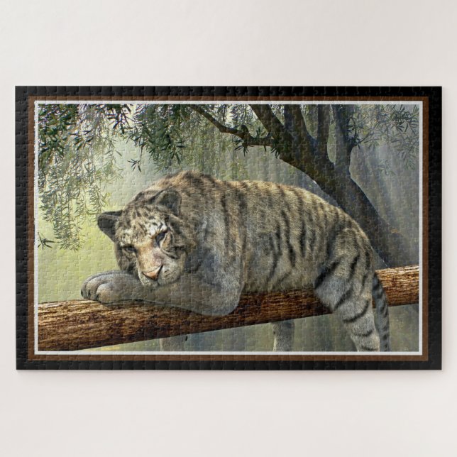White Tiger Jigsaw Puzzle (Horizontal)