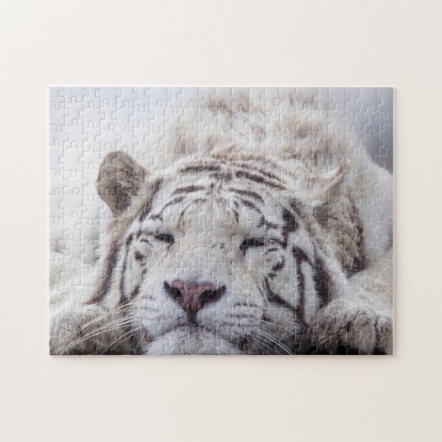 WHITE TIGER JIGSAW PUZZLE (Horizontal)