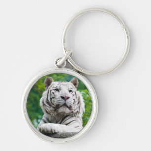 White Tiger key chain