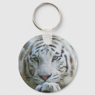 White Tiger Key Ring