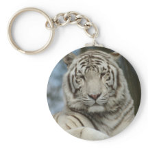 White Tiger keychain
