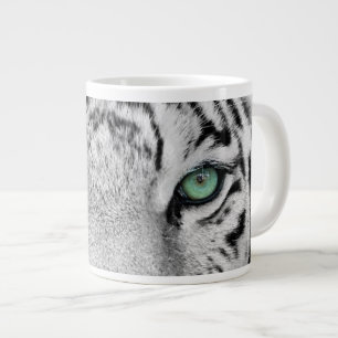 White Tiger Large Coffee Mug
