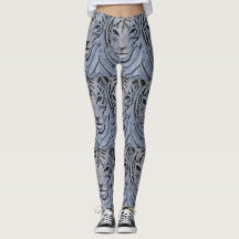 WHITE TIGER LEGGINGS BY PAULA REILLY.
