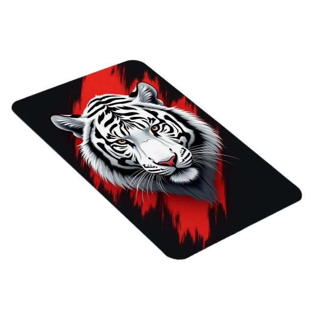 White Tiger  Magnet (Right Side)