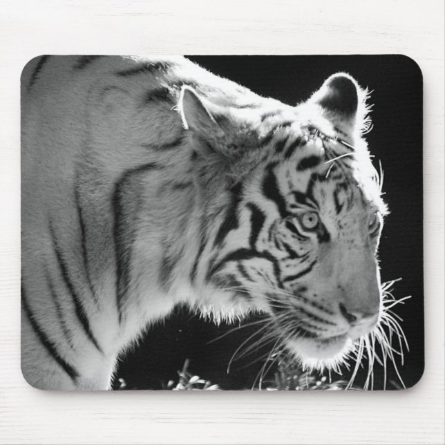 White Tiger Mousepad (Front)