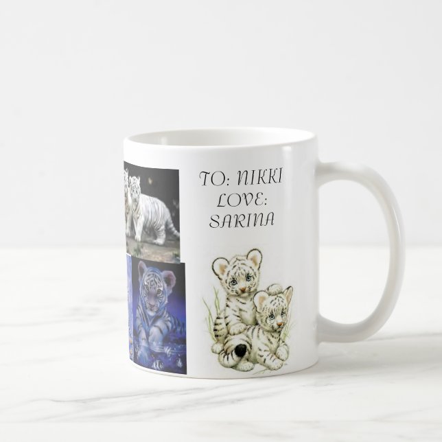 white tiger Mug (Right)