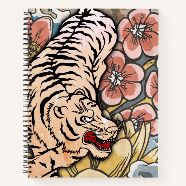 White Tiger Notebook (Front)