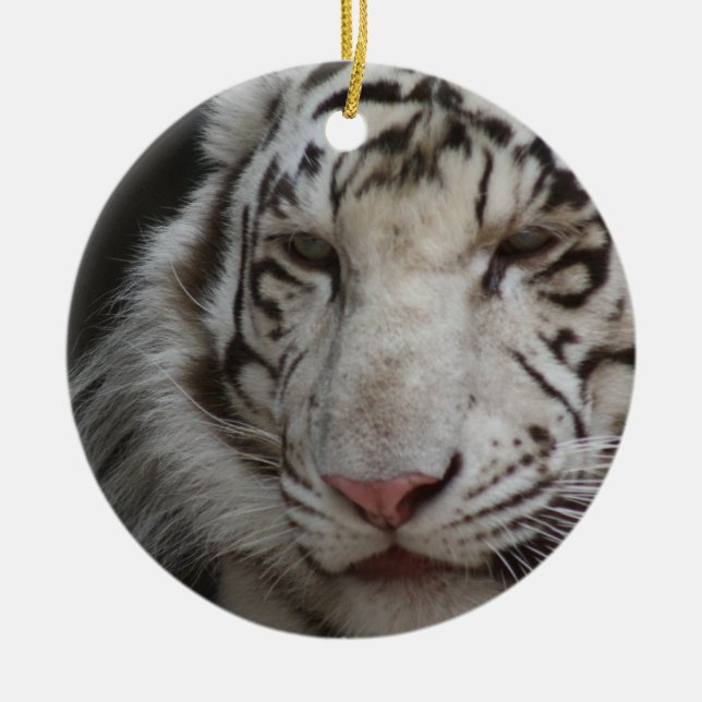 White Tiger Ornament (Front)