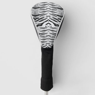 White tiger pattern        golf head cover