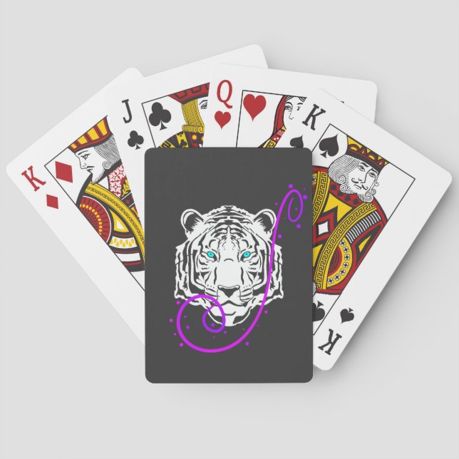 White Tiger Playing Cards (Back)