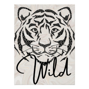 White tiger poster