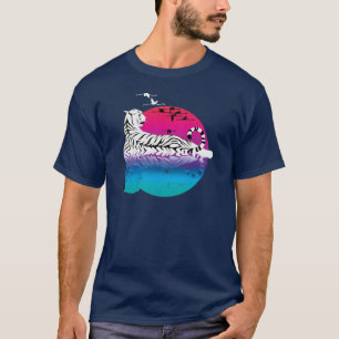 White Tiger Sunset T-Shirt