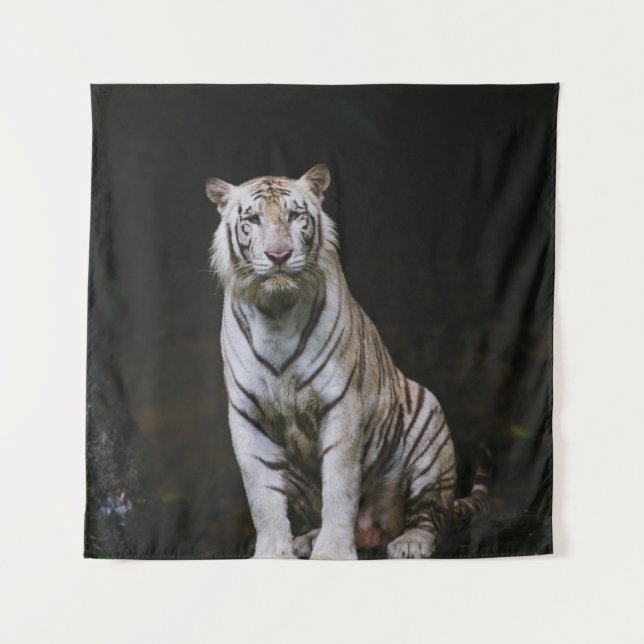 WHITE TIGER TAPESTRY (Front)