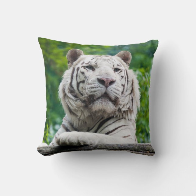 White Tiger throw pillow (Front)