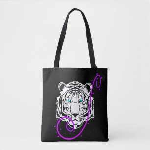 White Tiger Tote Bag