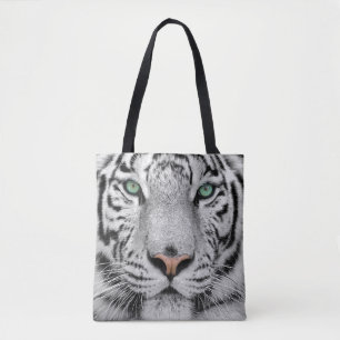 White Tiger Tote Bag