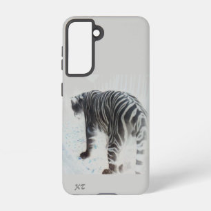 White Tiger wild animal Samsung Galaxy Case