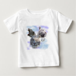 White Tigers Baby T-Shirt