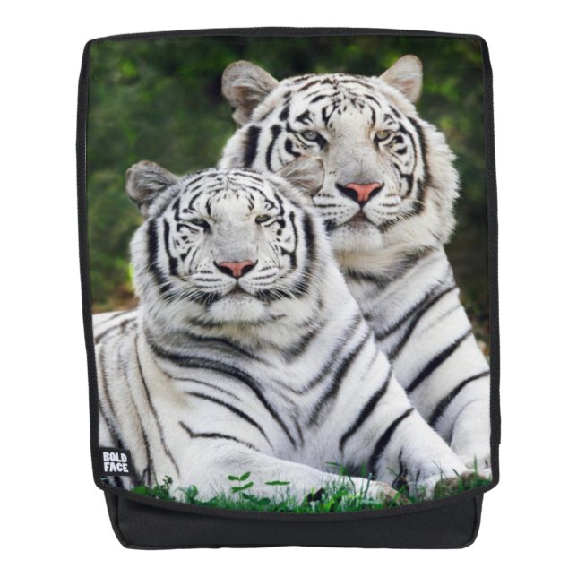 White Tigers Backpack (Front)