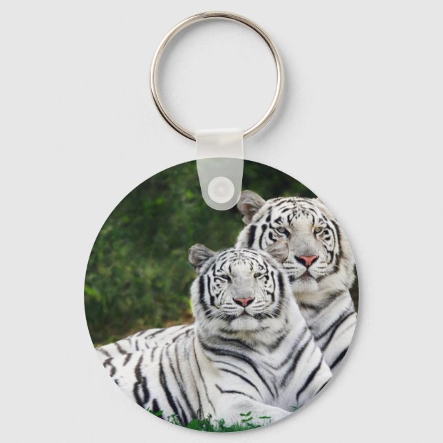 White Tigers Key Ring (Front)