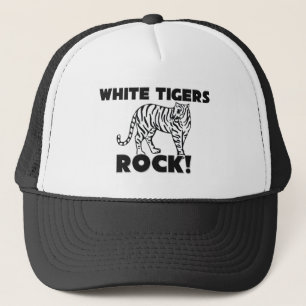 White Tigers Rock Trucker Hat